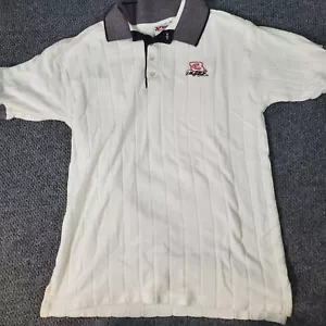 VTG Chase Authentics Mens Sz XL Dale Earnhardt Short Sleeve White Polo Shirt - Picture 1 of 10