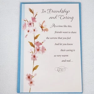 Tender Thoughts Greeting Card & Mailing Envelope Sympathy & Caring for Friend - Picture 1 of 4