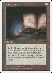 Jalum Tome PL Chronicles MTG Magic the Gathering Artifact English Card - Picture 1 of 1
