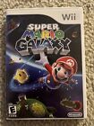 Super Mario Galaxy (Nintendo Wii) Game/Case/Manual (TESTED/WORKING)