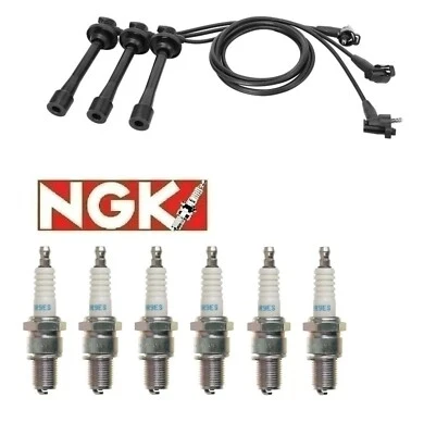 Juego de cables de encendido para Toyota 4Runner 6 piezas NGK K16TR11 y TE66 Foto 1 de 3