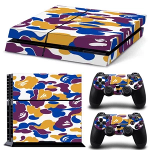 Decal Camo Camouflage Skin Sticker Playstation 4 Console Controller PS4 Wrap - Picture 1 of 44