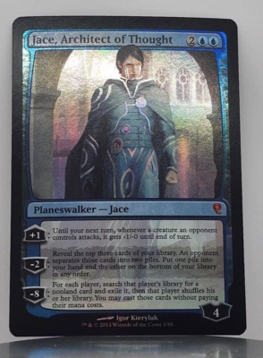 Foil - Jace, Architect of Thought - Jace vs. Vraska - DDM - 1 - MTG - Image 1 of 2