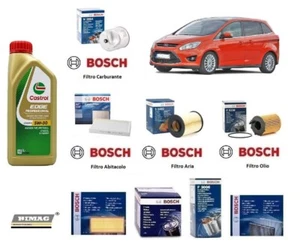 Kit Filtri tagliando Bosch + Olio per Ford C-MAX II 1.6 TDCi - Imagen 1 de 9