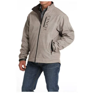 Chaqueta MWJ1567010 Cinch para hombre con logotipo Softshell - Piedra NUEVA - Imagen 1 de 8