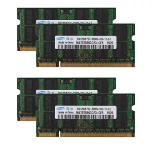 Samsung 8 GB DDR2 RAM 4x 2GB 2 GB PC2-5300S 667Mhz SO-DIMM 200pin Laptop Memory - Picture 1 of 9