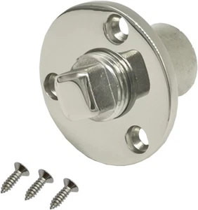 Douzime Garboard Boat Drain Plug Kit for 1 Inch Hole Marine 316 Stainless Steel  - Picture 1 of 12