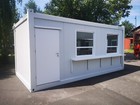 Imbisscontainer/  Verkaufscontainer mit  Ladentheke 6x2,5m