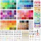 20000 Pcs, Polymer Clay Beads Bracelet Making Kit, 160 Colors Polymer Clay Beads
