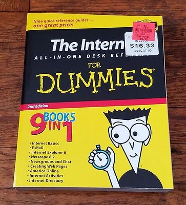 The Internet All-In-One Desk Reference For Dummies Paperback 2002 2nd ed AOL - Image 1 of 4