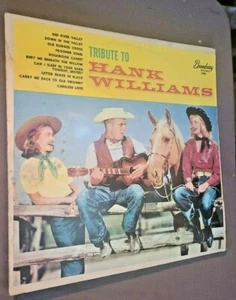  Tribute To Hank Williams by Various Artists VTG LP Record Broadway 1008  - Picture 1 of 4