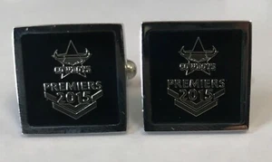 85894 NORTH QUEENSLAND COWBOYS NRL 2015 PREMIERS LOGO MENS CUFFLINKS CUFF LINKS - Bild 1 von 2