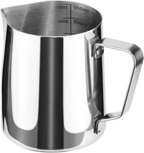 HOFASON Stainless Steel Milk Frothing Pitcher Cappuccino Pitcher Pouring Jug - Picture 1 of 12