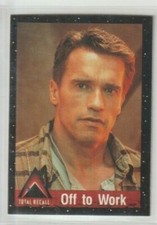 1990 Pacific Total Recall Movie Trading Card Arnold Schwarzenegger Quaid #9