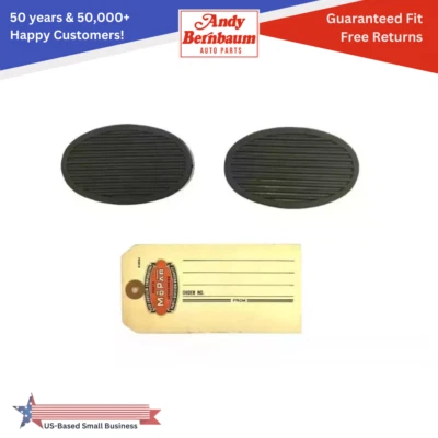 Juego de pastillas de pedal de goma embrague freno camioneta Dodge WC VD-15 1939-1947 Foto 1 de 4