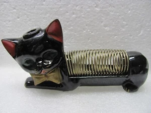 Ausgezeichneter oder besserer schwarzer Katzenstift & Briefhalter Japan; evtl. Stafford - Bild 1 von 3
