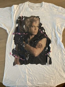 Billy Idol Shirt - Weiß 90er Vintage Faust Charmed Life Punk Rock Band Gr. Small? - Bild 1 von 11