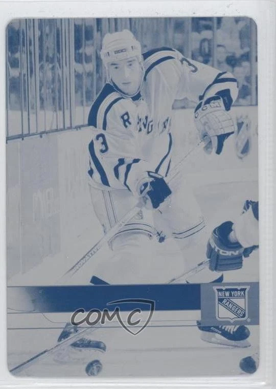 2006-07 Upper Deck Printing Plate Cyan 1/1 Michal Rozsival #381 1p3 - Image 1 of 3