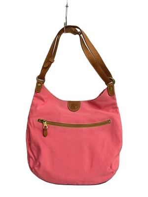 Bolso Semi-Hombro IL BISONTE Lona Rosa Foto 1 de 4