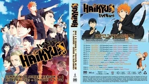 Haikyuu!! [Haikyu!!] Season 1-4 + 4 Movie + OVA DVD Anime DVD [English Dub] - Imagen 1 de 3