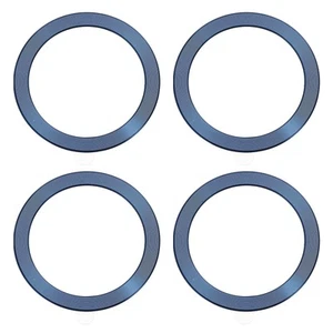 4 Pack 56x1 mm Universal Wireless Magnetic Metal Ring Sticker, Blue - Zdjęcie 1 z 6