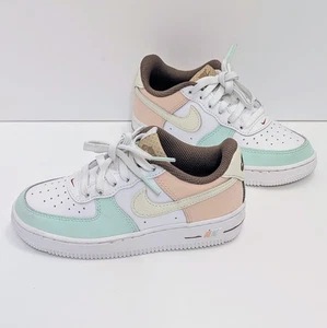 Nike Air Force 1 Low LV8 Size 11C Ice Cream Youth Sneaker Pastel DX3728-100 - Picture 1 of 10