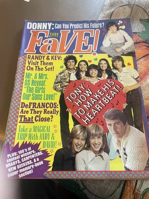 Tiger Beat's Fave ! Magazine Nov 1973 Brady Bunch Partridge Family De Franco Fam - Image 1 of 4