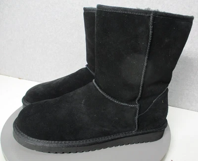 BOTAS KOOLABURRA BY UGG KOOLA ALTAS NEGRAS GAMUZA MUJER TALLA 10 INVIERNO Foto 1 de 4