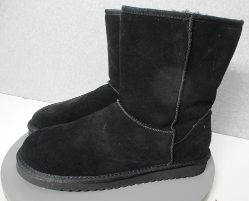 STIVALI INVERNALI KOOLABURRA BY UGG KOOLA ALTI NERI SCAMOSCIATI TAGLIA 10