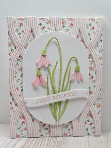Handmade Greeting Card Keepsake Quality ocbrandy just because twisted - Picture 1 of 2