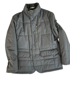 Canali Quilted Wool Cashmere Field  Rain And wind black Edition, Size  XL - Picture 1 of 14