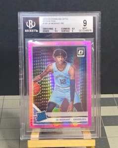 Ja Morant RC BGS 9 HYPER PINK PRIZM 2019-20 Donruss Optic #168 Grizzlies Rookie - Picture 1 of 3