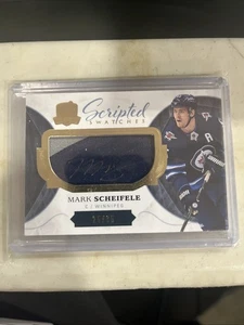 2017-18 UD THE CUP SCRIPTED MATERALS AUTOGRAPH PATCH MARK SCHEIFELE /35 Auto SP - Bild 1 von 2