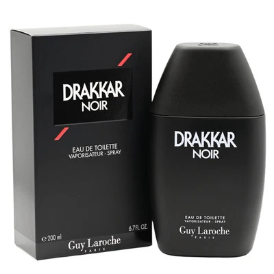 DRAKKAR NOIR by Guy Laroche cologne for men EDT 6.7 / 6.8 oz New in Box - Image 1 of 4