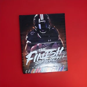 Póster de fútbol americano 2018 Cincinnati Bearcats 12 equipos calendario de temporada regular - Imagen 1 de 1