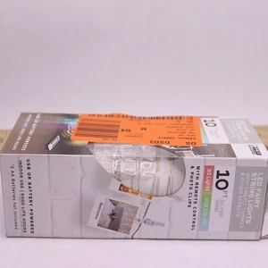 Feit Electric USB Fairy LED Light Plastic Silver-Wire 1.8W 10' - Picture 1 of 4