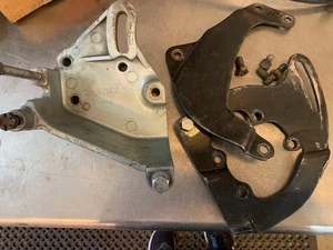 1965 1966 PONTIAC GTO POWER STEERING PUMP BRACKETS 389 TRI-POWER ORIGINAL GM - Picture 1 of 1