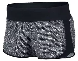 Neu Nike Dri-FIT Crew Damen-Laufshorts 749459-010 schwarz/weiß $ 40 Gr. M L XL - Bild 1 von 9
