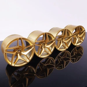 Custom 4 Stück gold lackierte Felgen für LEGO 42115 42083, Cada Lafer 1:8 Auto, V7 - Bild 1 von 1