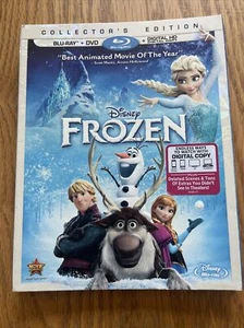Disney Frozen Blu-ray & DVD 2-Disc Collector's Edition With Slipcover Amimated - Picture 1 of 10