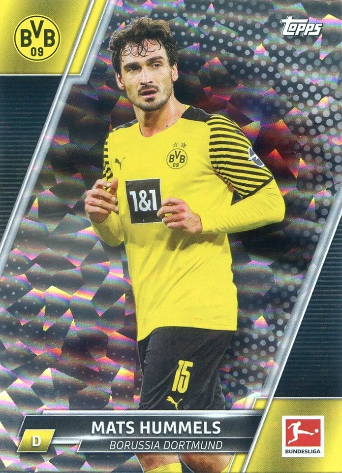 2021-22 Topps Bundesliga MATS HUMMELS #60 SPARKLE FOIL - Image 1 of 1