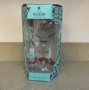 Bloom London Gin Bubble Glass. Limited Edition, Collectables, Pub, Bar, Party - Picture 1 of 4