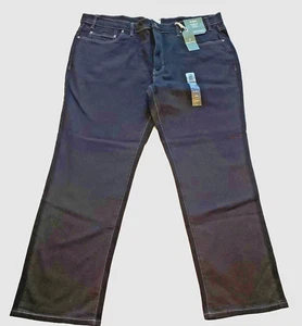 MUTUAL WEAVE Authentic Athletic Mens  Fit Dark blue jeans 46X32 Tapered Leg NWT - Imagen 1 de 7