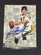 FRAN TARKENTON 1994 Ted Williams Co. Autographed NFL card w/ Authentic Signature