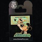 LE Mickey Mouse Mint $1 One Disney Dollar Bill 20 Anniversary Scrooge McDuck Pin