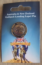 AUSTRALIA & NEW ZEALAND GALLIPOLI LANDING LAPEL PIN