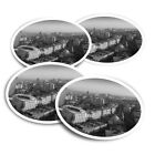4x Round Stickers 10 cm - BW - Istanbul City Turkey  #35798