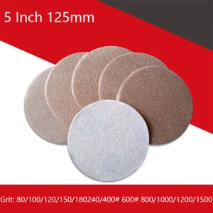 5 Inch A275 Hook and Loop Sanding Disc Pads 125mm Orbital Sandpaper 80-1500 Grit - Picture 1 of 4