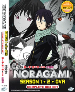 ANIME DVD NORAGAMI Sea 1-2 Vol.1-26 End + OVA ENGLISH DUBBED Region All - Picture 1 of 5