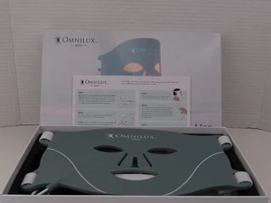 Omnilux Men's Painless Reduce Lines Wrinkles Red Light Mask Therapy Device - Picture 1 of 9